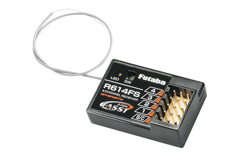 Futaba Futab R614FS 4 Channel FASST Receiver 1 Futaba Futab R614FS 4 Channel FASST Receiver