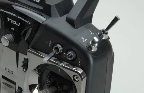 Futaba T10J 10 Channel Combo 2.4GHz (Mode 2) (N-Tx) Mode 2 With R3008SB Receiver (No Battery Or Charger Included) 6 Futaba T10J 10 Channel Combo 2.4GHz (Mode 2) (N-Tx) Mode 2 With R3008SB Receiver (No Battery Or Charger Included) - Image 6