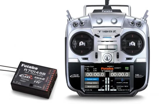 Futaba T18SZ - 18 Channel 2.4GHz (Mode 1) & R7014SB Combo 1 Futaba T18SZ - 18 Channel 2.4GHz (Mode 1) & R7014SB Combo