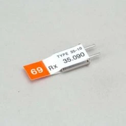 Futaba Ch 69 (35.090)FM Rx Xtl DC