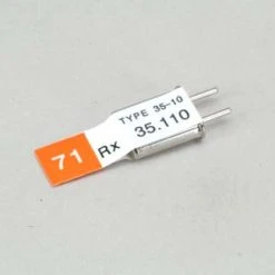 Futaba Ch 71 (35.110)FM Rx Xtl DC