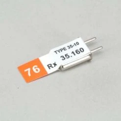 Futaba Ch 76 (35.160)FM Rx Xtl DC