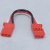 Futaba Gyro Double End Ext Lead 55mm Red