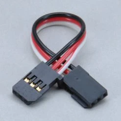 Futaba Gyro Double End Ext Lead 80mm Blk