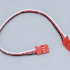 Futaba Gyro Double End Ext Lead 200mm Red