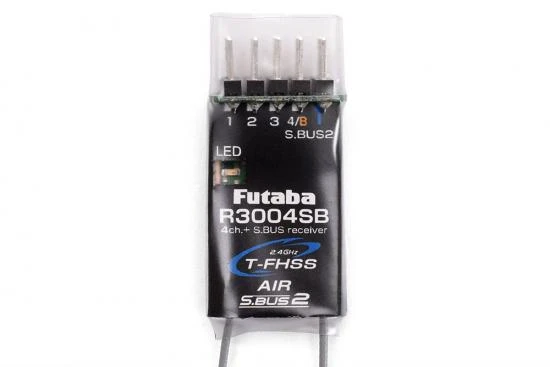 Futaba R3004SB 4-Channel 2.4GHz T-FHSS Receiver (S-Bus & HV) 2 Futaba R3004SB 4-Channel 2.4GHz T-FHSS Receiver (S-Bus & HV) - Image 2